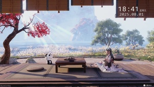 粉紫备用-暖暖阳光木棚