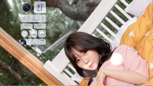 4K清纯短发美女
