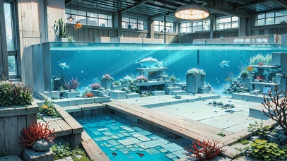 4K唯美治愈渔玩店