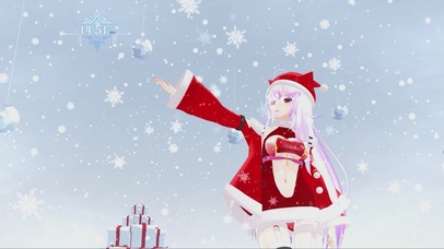 日漫冬季下雪圣诞节春节新年元旦