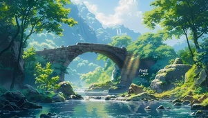 石桥溪水