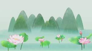 夏日荷塘