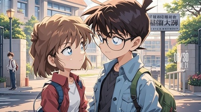 灰原哀和柯南相爱