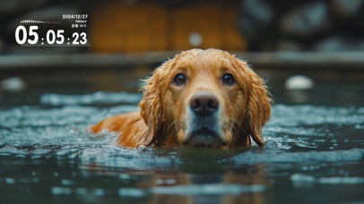 4k高清萌宠金毛