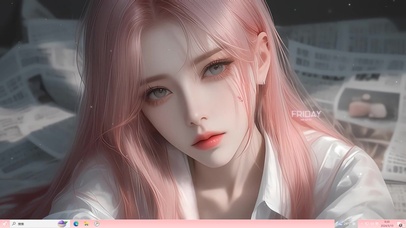 4K清纯衬衫女神主题