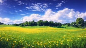 小清新护眼治愈风景