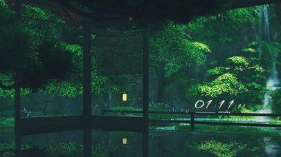 唯美治愈护眼森林小屋