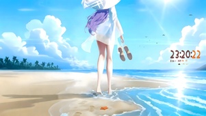 海岸少女