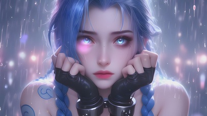 【4k】可爱美女金克斯