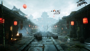 治愈雨天古镇
