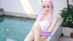 4K泳装cos美少女