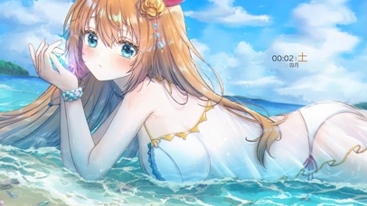 泳装少女