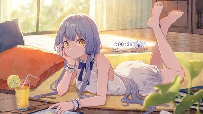 恬静时光，少女