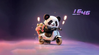 4K  骑摩托的小猫猫