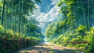 竹林小巷