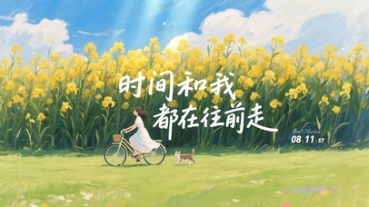 时间和我都在往前走