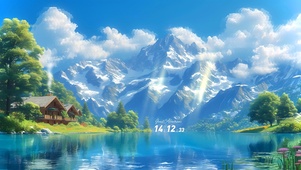 幽静的湖泊