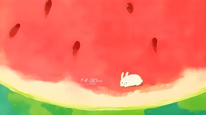 夏日西瓜兔兔