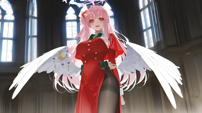 圣园未花-教堂黑丝萝莉