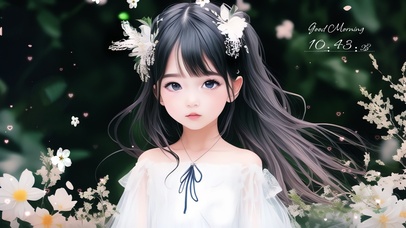 治愈可爱唯美动漫女孩