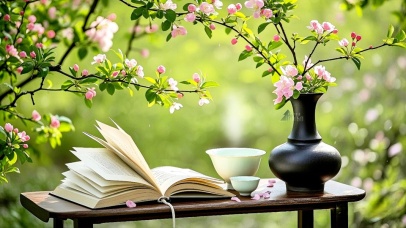 轻风不识字何故乱翻书