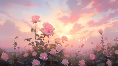 落日浪漫玫瑰	