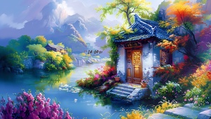 门前的河流