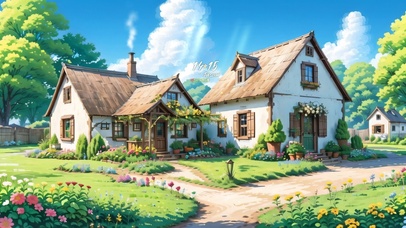 退隐山林田园小屋