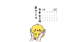努力鸭（真实日历）