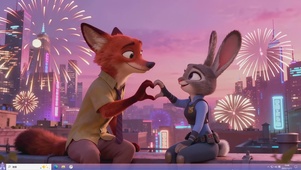 浪漫城市烟火主题