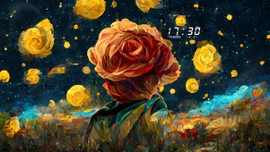 梵高眼中的玫瑰