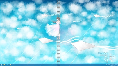 云梯少女（含日历时钟天气）