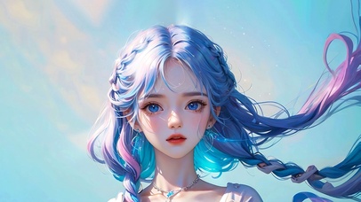 美女一 4K治愈壁纸