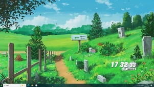 护眼树木桌面主题