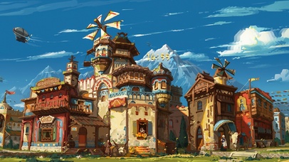 4K唯美治愈插画城堡