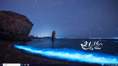 4k蔚蓝色的大海