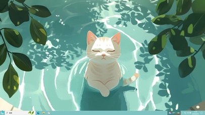 4K闭目养神的喵主题