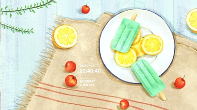 夏季清凉水果冰棍