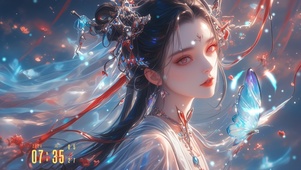 脱俗不凡，高洁冷艳