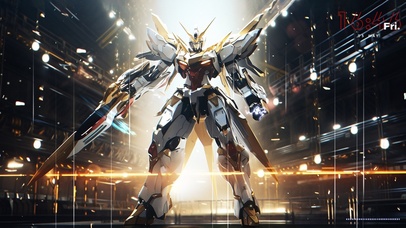 4K高清 战斗中的高达之4