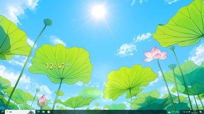 护眼主题 夏日荷塘