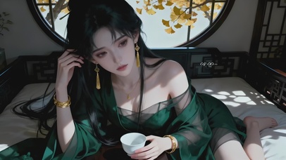 古风典雅长腿女神