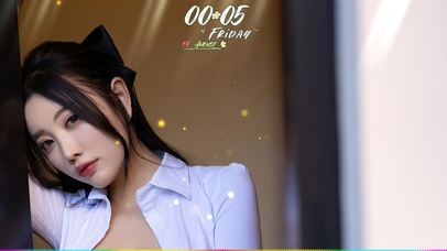 4K白衬衫美女
