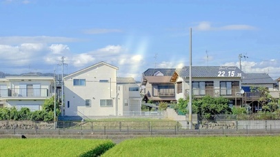 治愈春意田园小镇