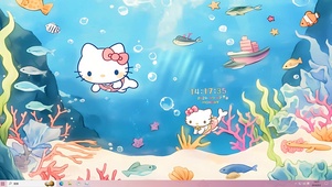 潜水的猫咪