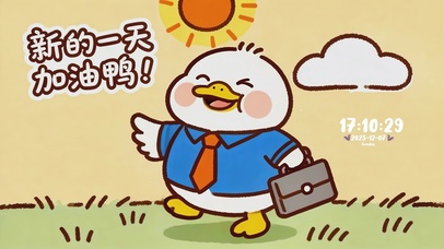 新的一天加油鸭