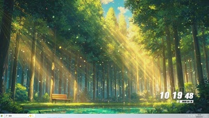 阳光森林桌面主题