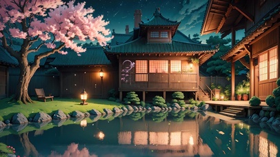 4K唯美治愈古风樱花小院