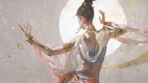 4K梦幻治愈舞蹈美女