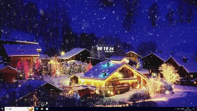 雪夜主题